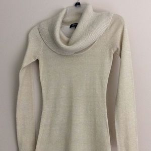 Beautiful gold sparkle sweater dress